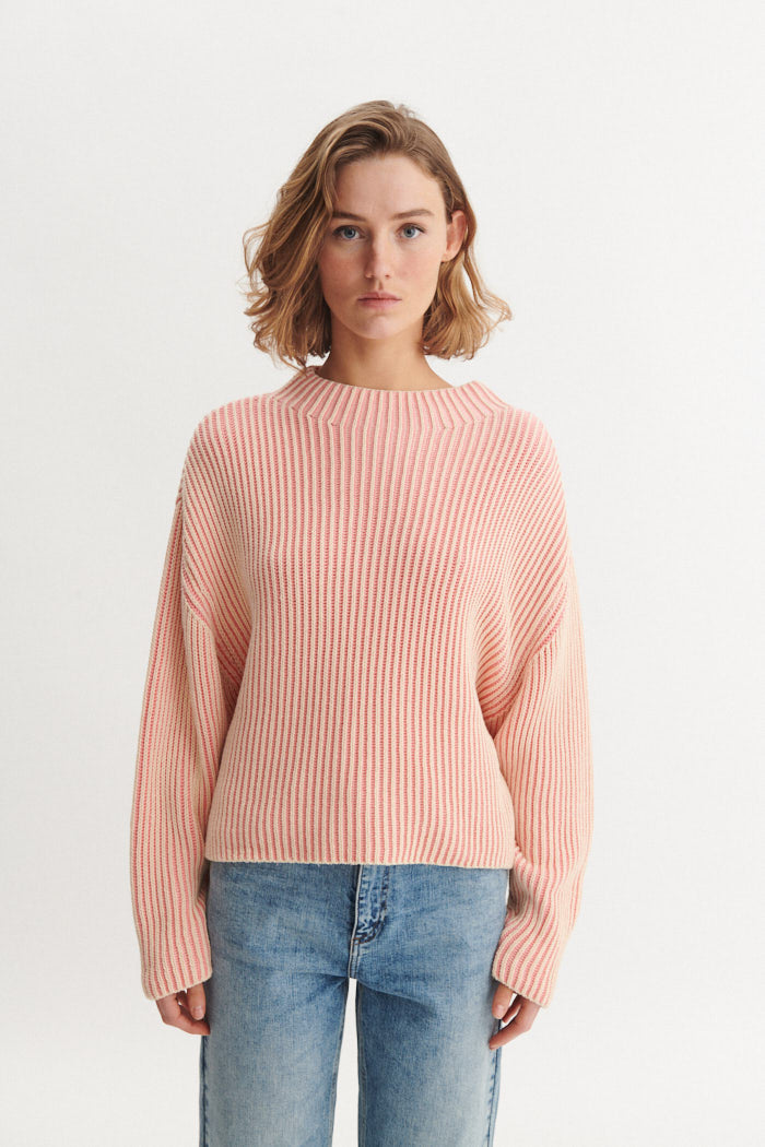 Basic Apparel Winie 2 Colored Sweaters 773 Conch shell / birch